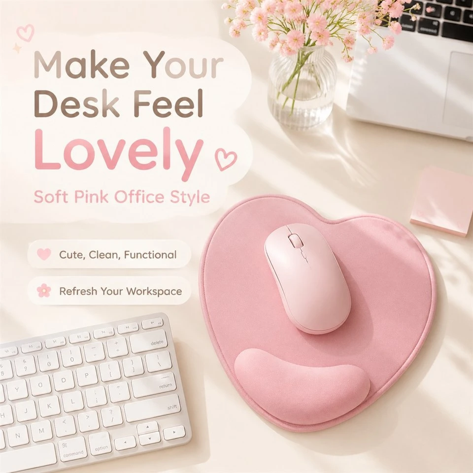 Memory Foam Ergonomic Wrist Rest Mouse Pad, Slow Rebound Anti-Pressure Custom Mat For Office Workers best